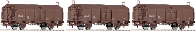 Set of 3 sliding roof cars<br /><a href='images/pictures/Roco/161433.jpg' target='_blank'>Full size image</a>